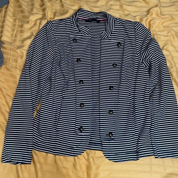 Women's Striped Jacket - Picture 2 of 4